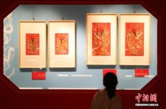 宁夏银川：市民博物馆内品读漳州年画的“锦色华年”